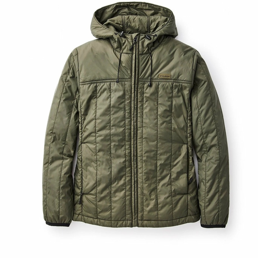 FILSON WOMEN'S
ULTRALIGHT HOODED JACKET OLIVE GRAY